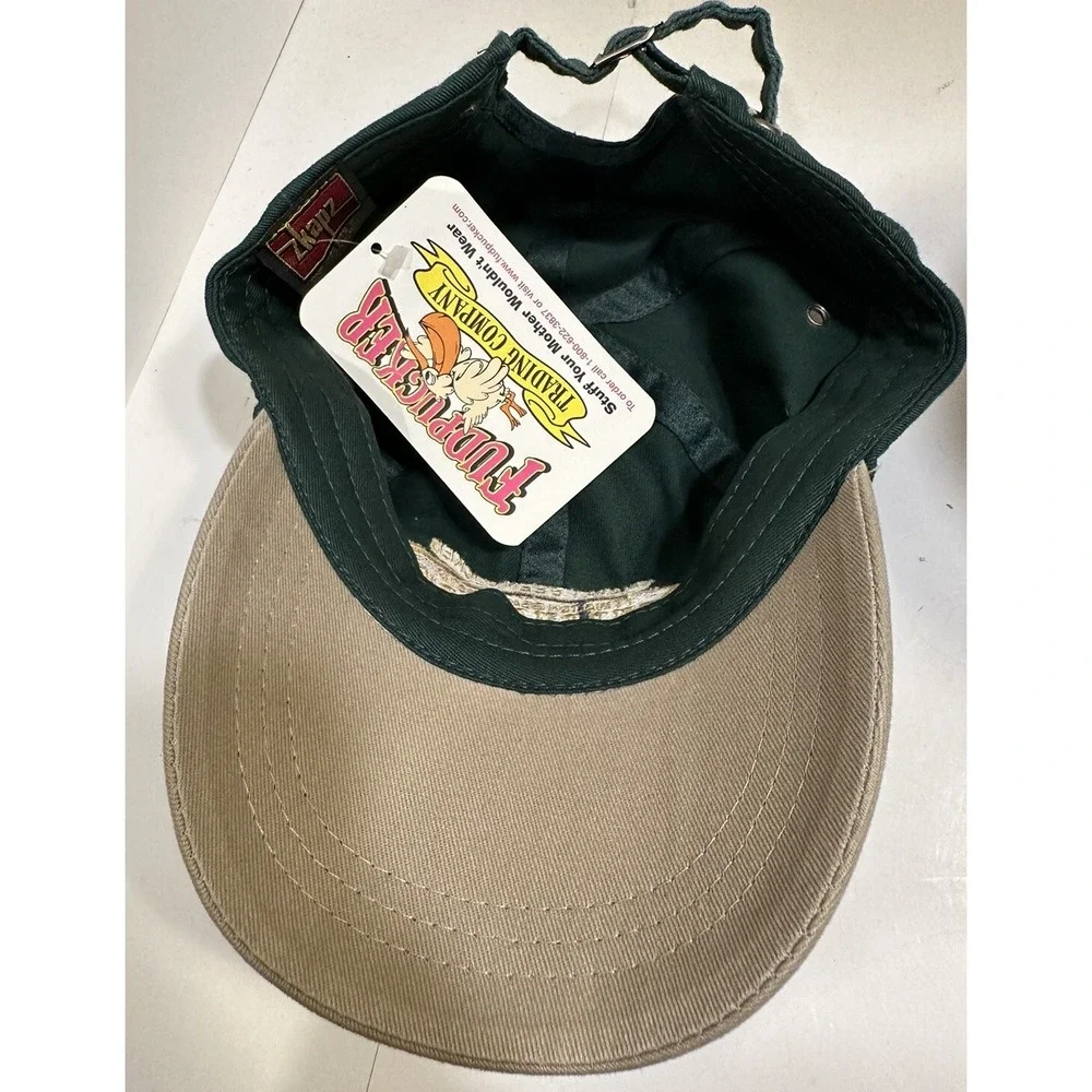 Vintage Fudpucker's Embroidered Hat Cap Florida NOS NWT Zkaps Ya Ain't Been Puck